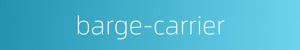 barge-carrier的同义词
