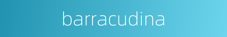 barracudina的同义词