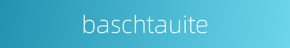 baschtauite的同义词