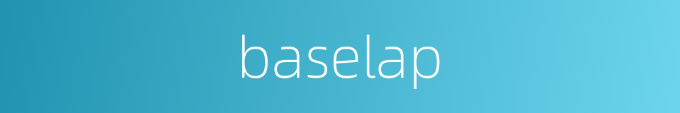 baselap的同义词