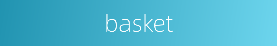 basket的意思