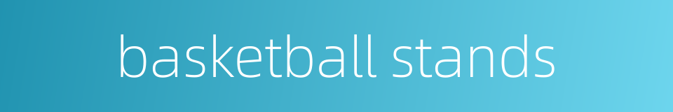 basketball stands的同义词