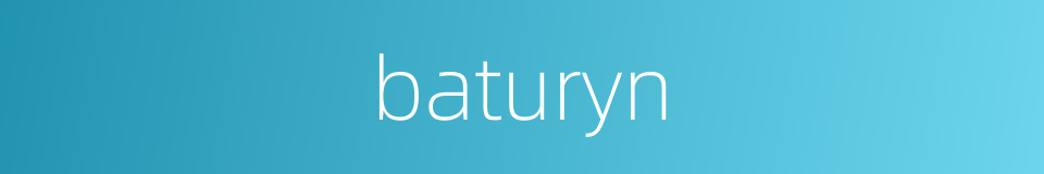 baturyn的同义词