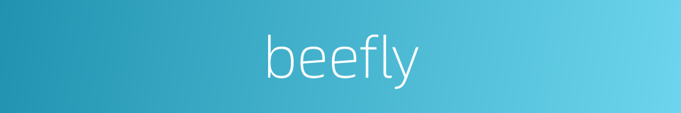 beefly的同义词