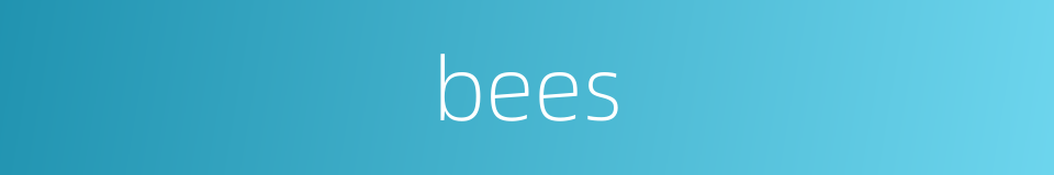 bees的同义词