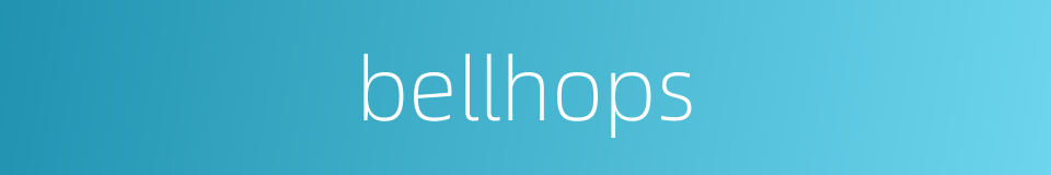 bellhops的同义词