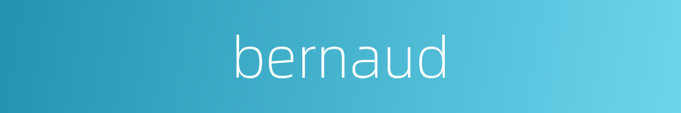 bernaud的同义词