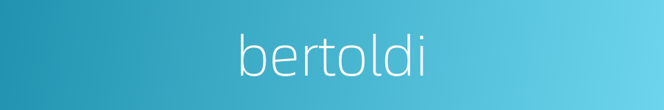 bertoldi的同义词