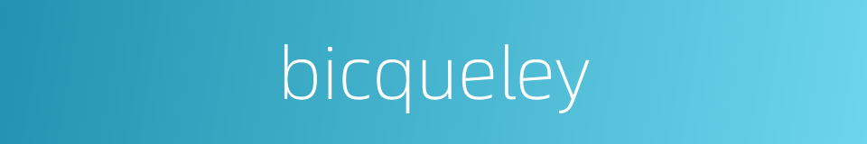 bicqueley的同义词