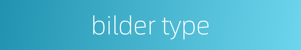 bilder type的同义词