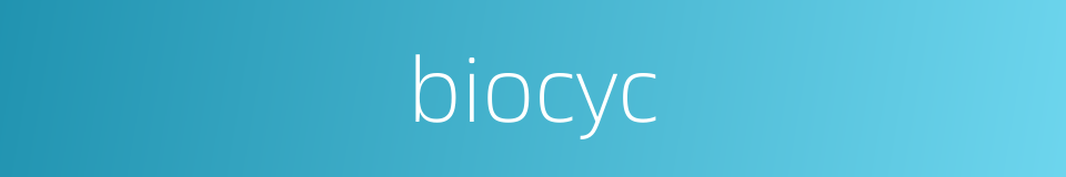 biocyc的同义词