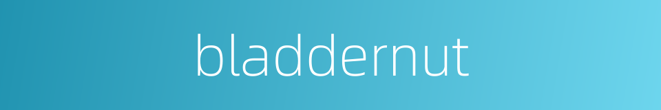 bladdernut的同义词