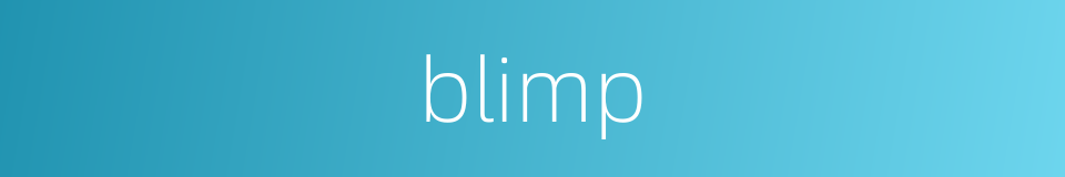 blimp的同义词