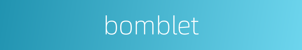 bomblet的同义词