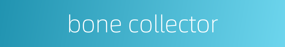 bone collector的同义词