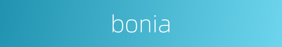 bonia的同义词