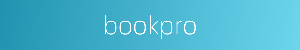 bookpro的同义词