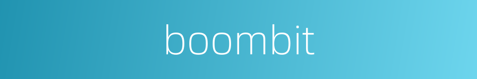 boombit的同义词