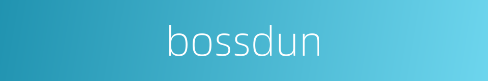 bossdun的同义词