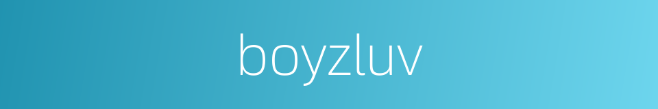 boyzluv的同义词