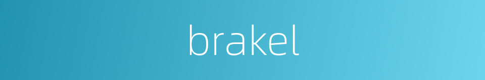 brakel的同义词