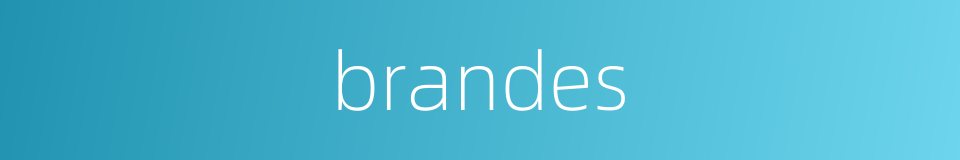 brandes的同义词
