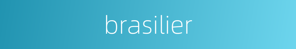 brasilier的同义词