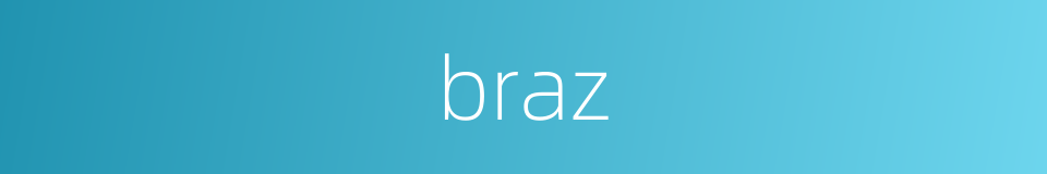 braz的同义词