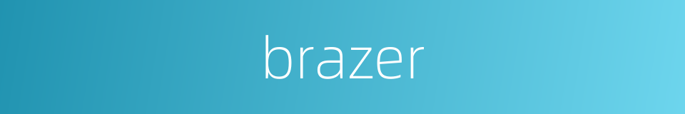 brazer的同义词