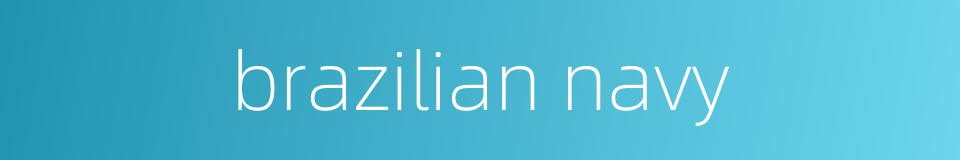 brazilian navy的同义词