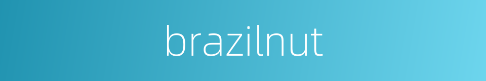 brazilnut的同义词