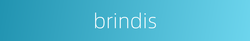 brindis的同义词