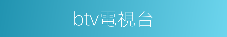 btv電視台的同義詞