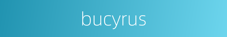 bucyrus的同义词