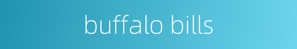 buffalo bills的同义词
