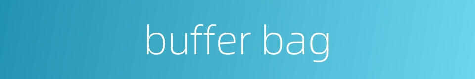 buffer bag的同义词
