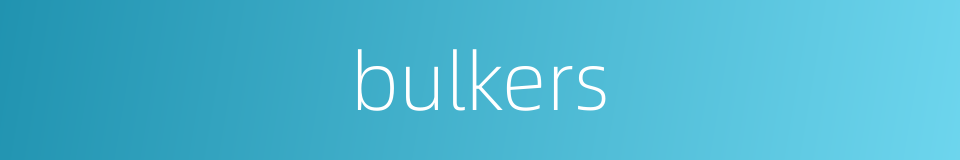 bulkers的同义词