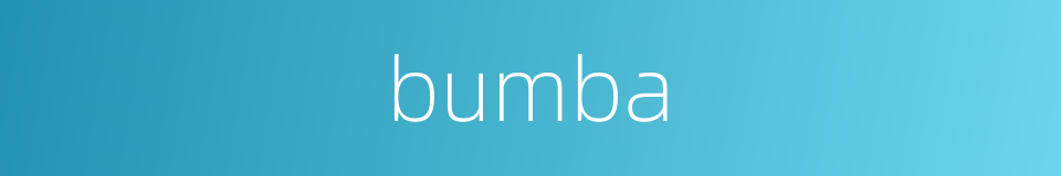 bumba的同义词