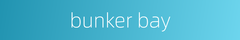 bunker bay的同义词