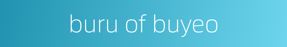 buru of buyeo的同义词