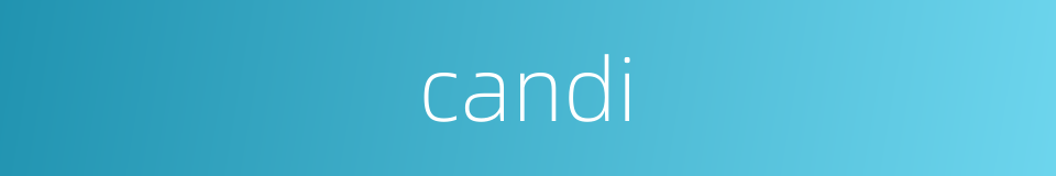 candi的同义词