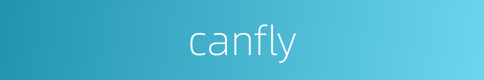 canfly的同义词