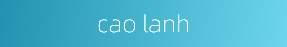 cao lanh的同义词