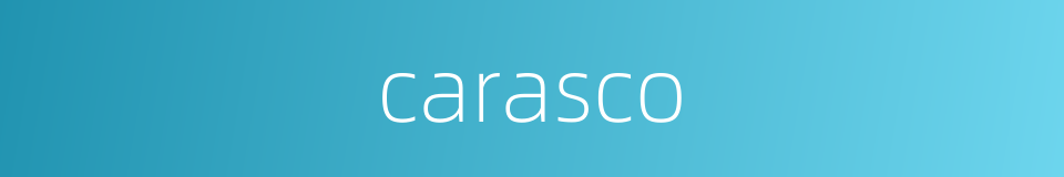 carasco的同义词