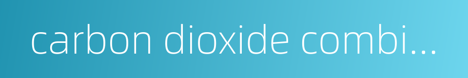 carbon dioxide combining power的同义词