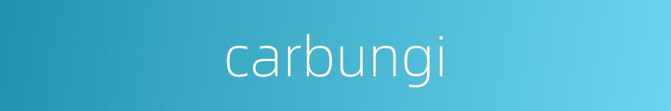 carbungi的同义词