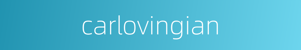 carlovingian的同义词