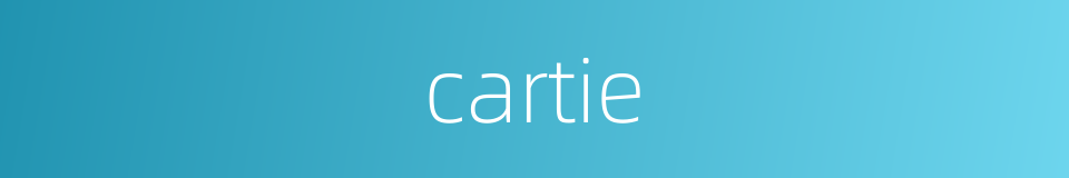 cartie的同义词