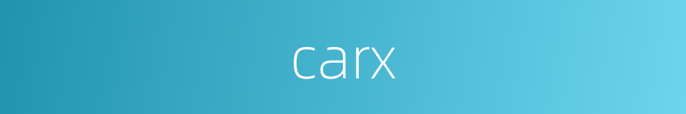 carx的同义词