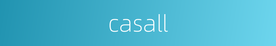 casall的同义词